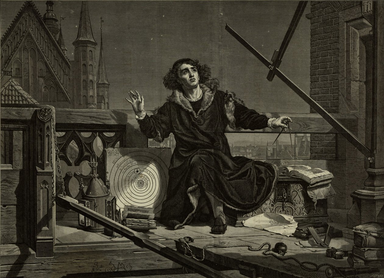 Nikolaus Kopernikus nach Jan Matejko, 1874 von Florian Stanislaw Cynk