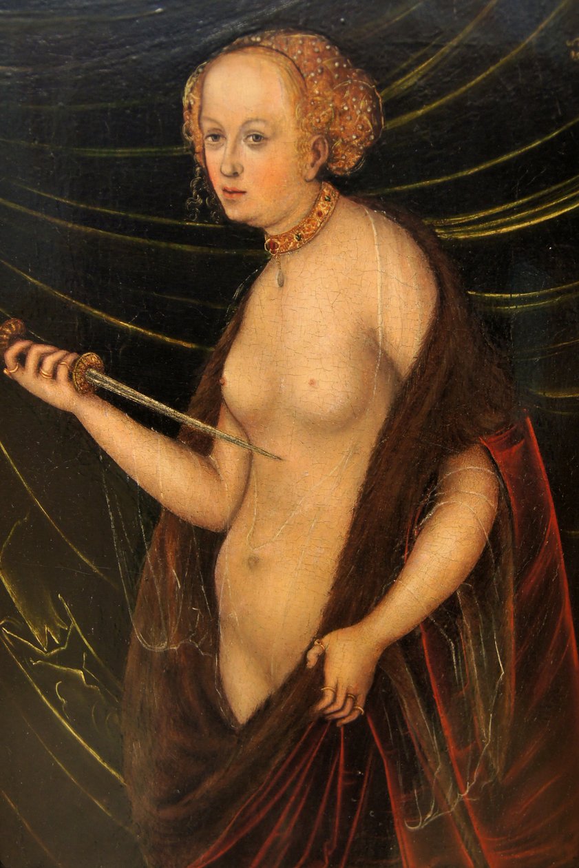 Selbstmord der Lucretia von Follower of Lucas Cranach the Elder