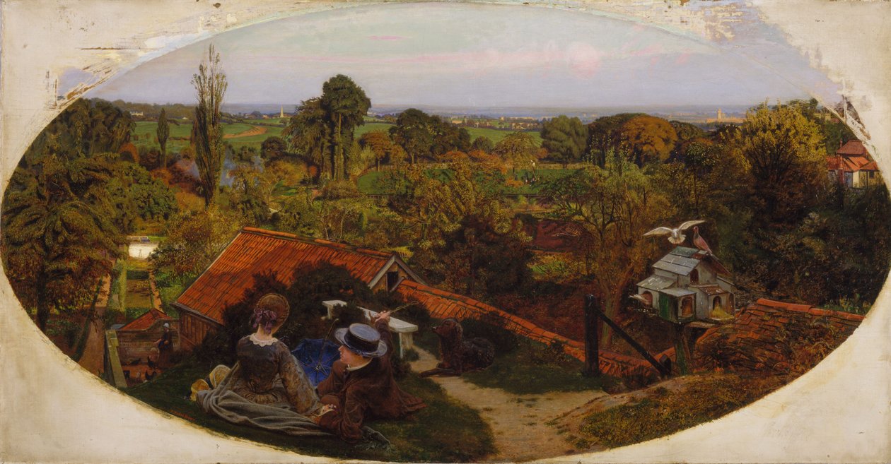 Ein englischer Herbstnachmittag von Ford Madox Brown