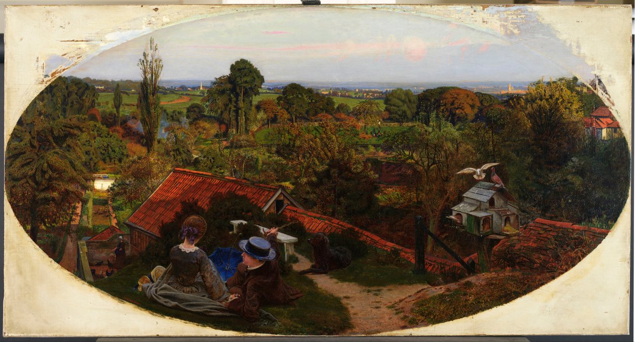 Ein englischer Herbstnachmittag, 1852-1853 von Ford Madox Brown