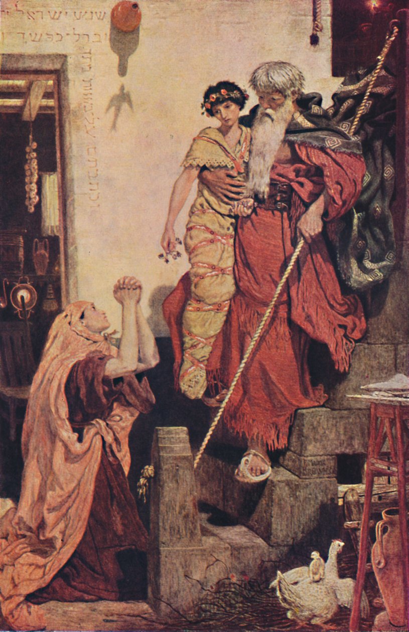 Elia erweckt den Sohn der Witwe zum Leben, 1868 von Ford Madox Brown