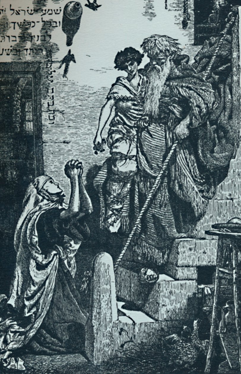 Elija und der Sohn der Witwe von Ford Madox Brown