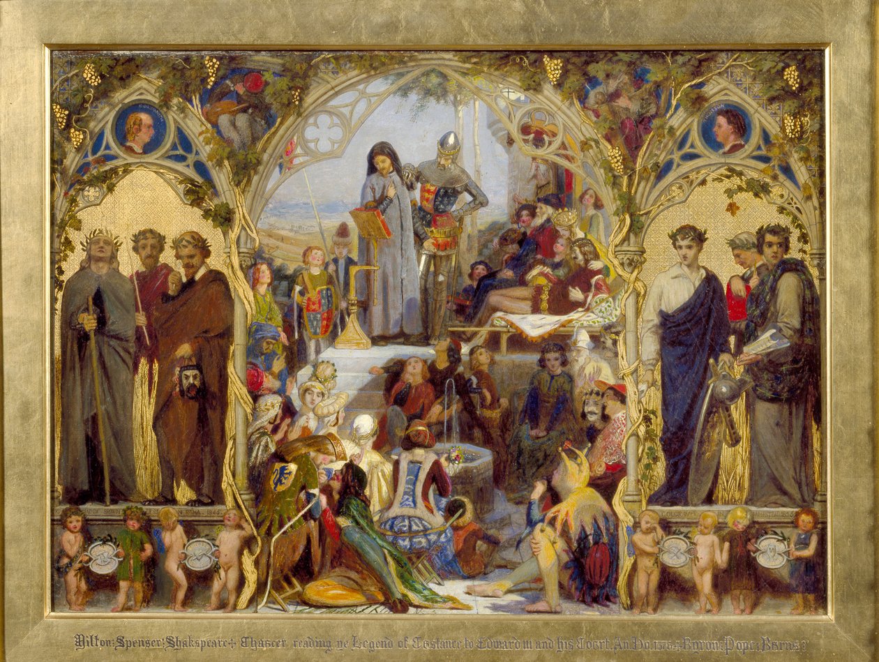 Die Samen und Früchte der englischen Poesie von Ford Madox Brown