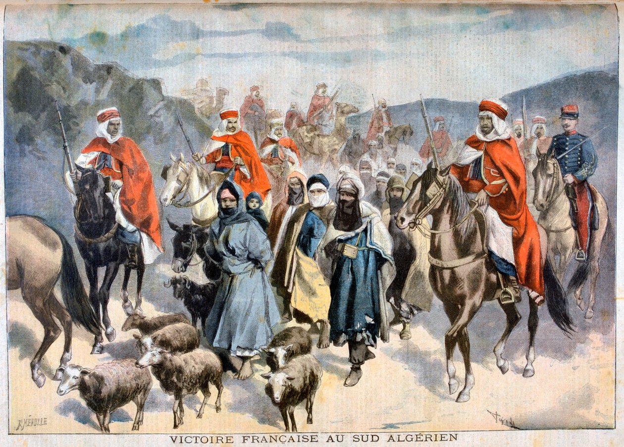 Französischer Sieg in Südalgerien von Fortuné Méaulle