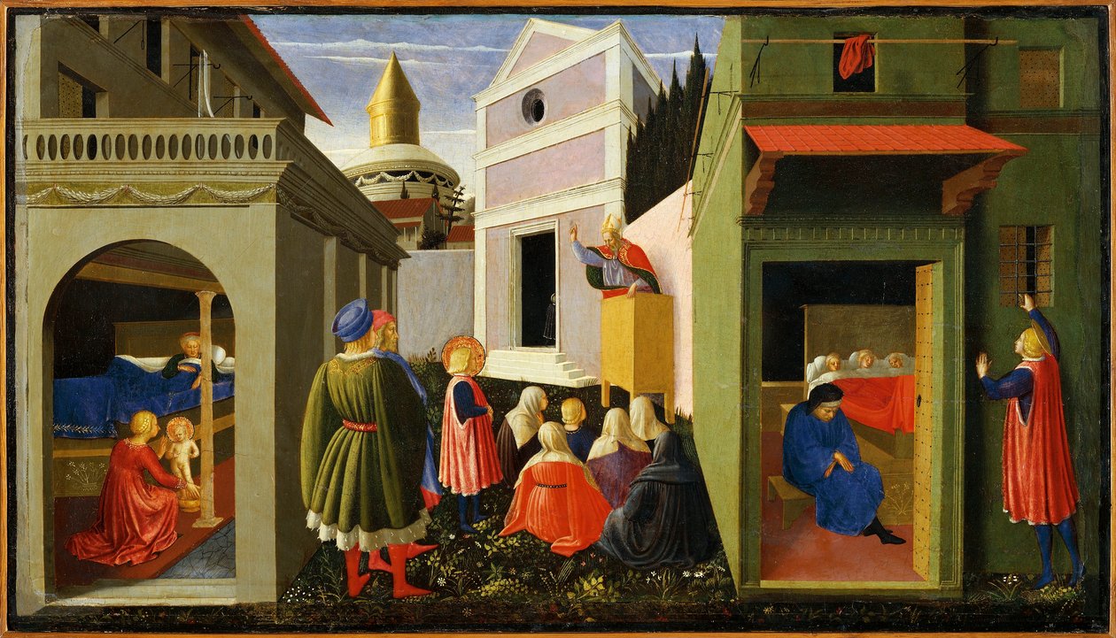 Italien, Rom, Geschichten von Sankt Nikolaus von Fra (c.1387 1455) Angelico