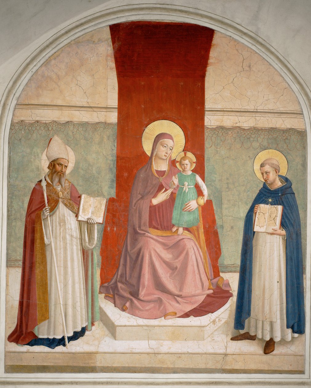 Madonna mit Kind und zwei Heiligen von Fra (c.1387-1455) Angelico