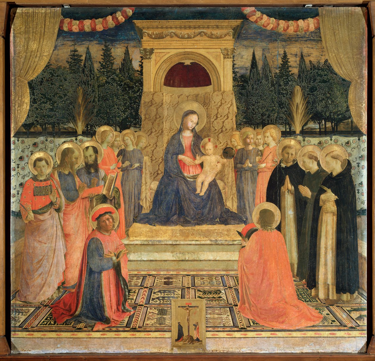 Altarbild von San Marco, ca. 1438-1440 von Fra  Angelico