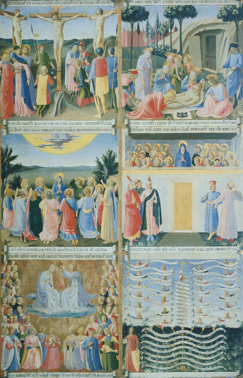 Armadio degli Argenti (Silbertruhe) mit dem Leben Jesu von Fra (c.1387 1455) Angelico
