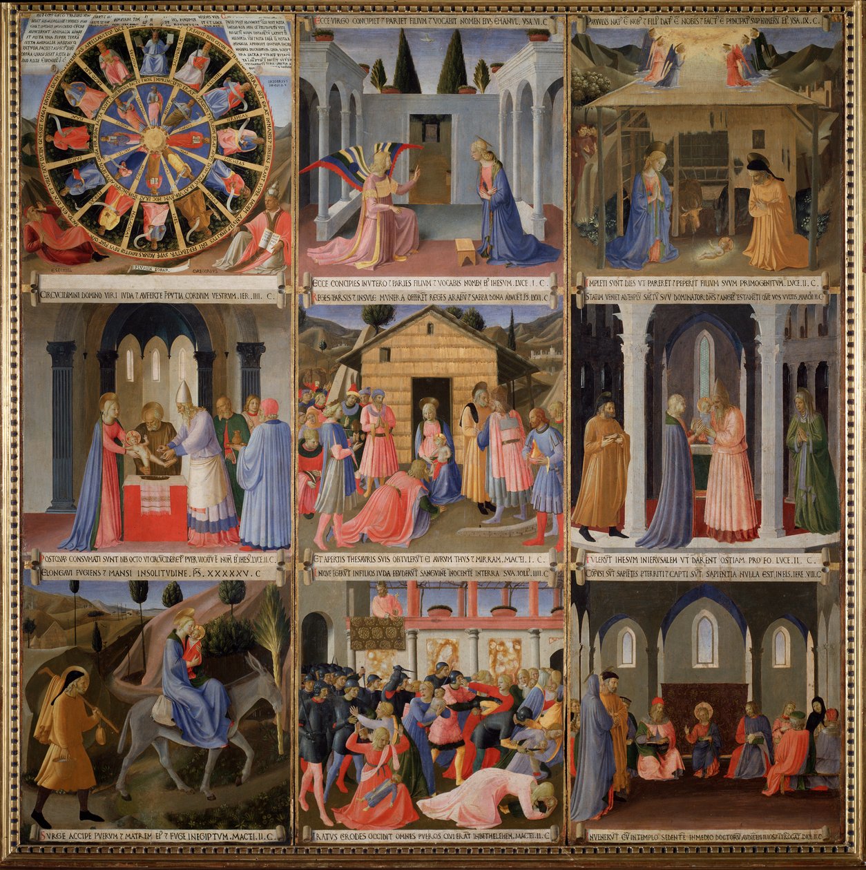 Armadio degli Argenti: Leben Christi von Fra  Angelico