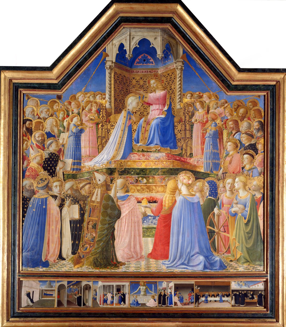 Krönung der Jungfrau Maria, ca. 1430-32 von Fra  Angelico