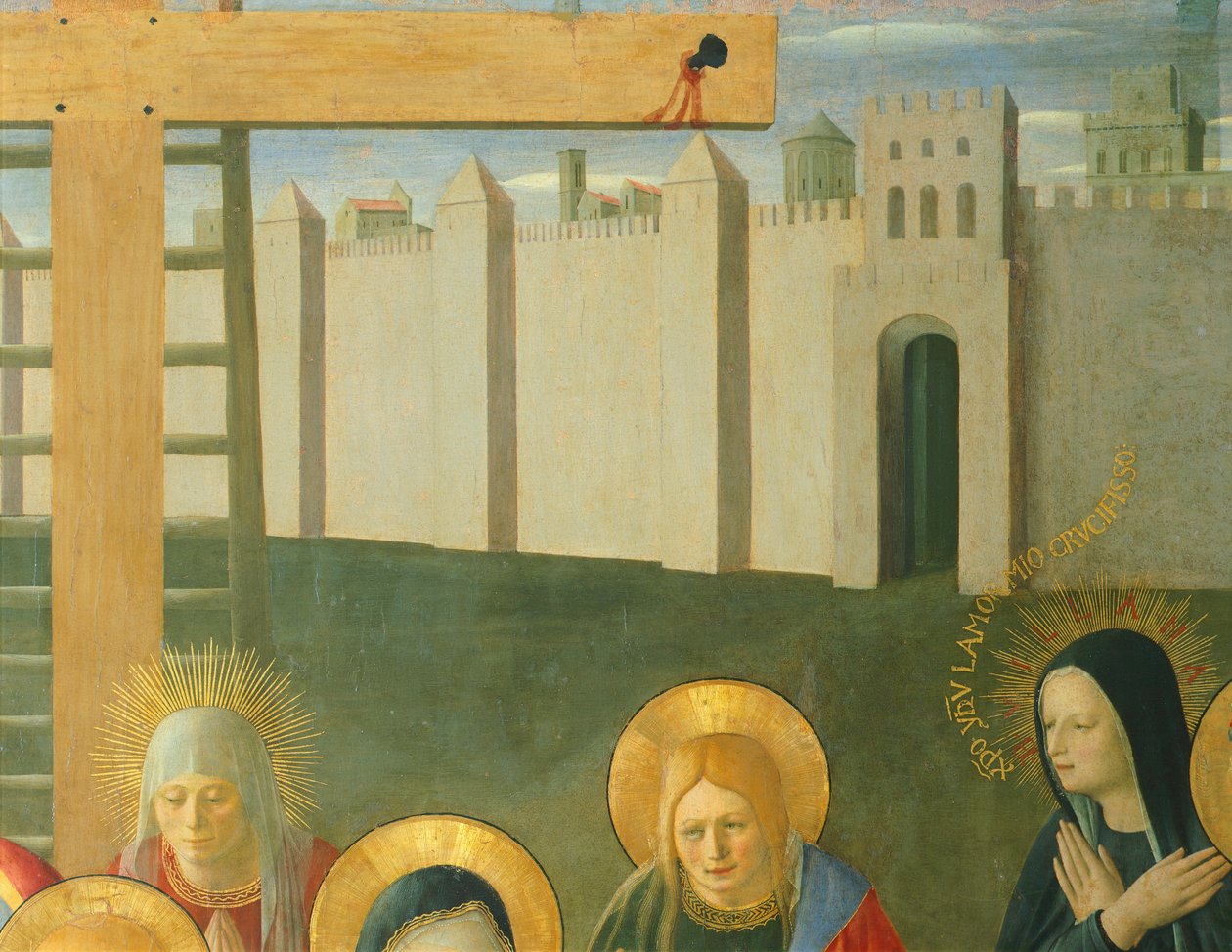 Ausschnitt, der die Trauer Christi zeigt, Tafel aus dem Armadio degli Argenti (Silbertruhe) mit dem Leben Jesu von Fra (c.1387 1455) Angelico