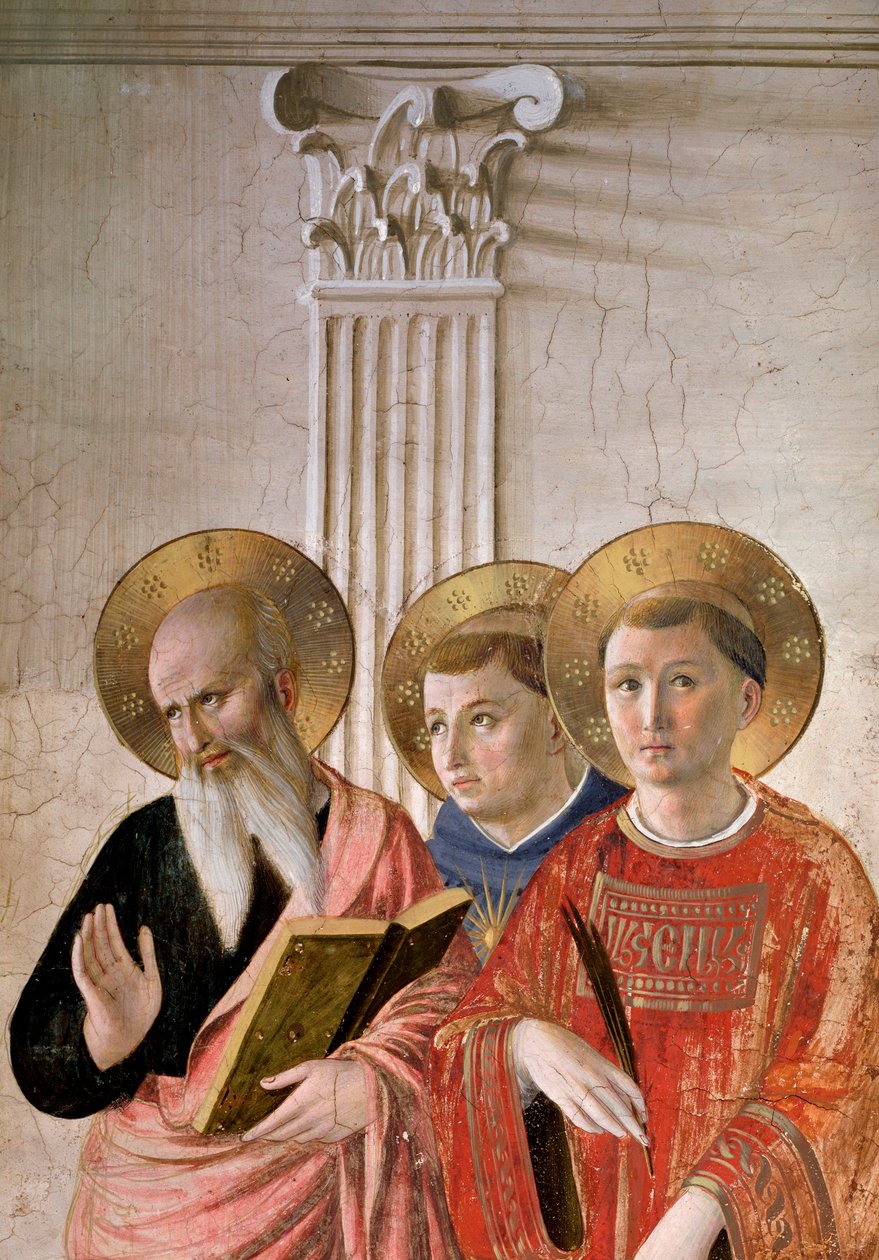 Die Madonna der Schatten (Detail) von Fra  Angelico
