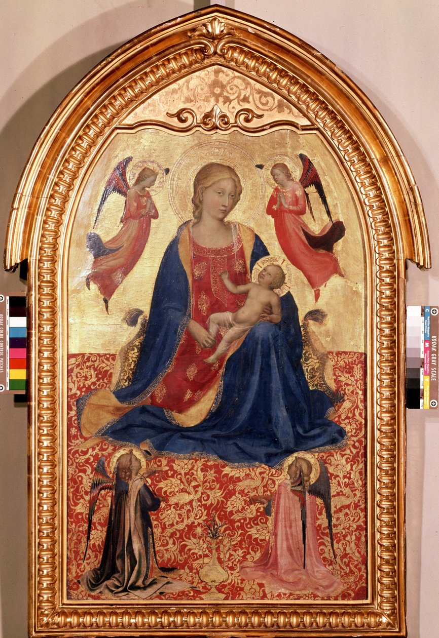 Jungfrau mit Kind und Engeln von Fra (c.1387 1455) Angelico
