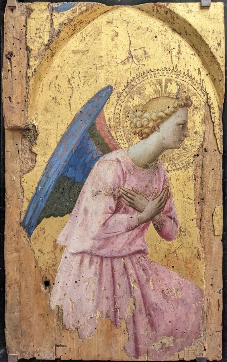 Anbetender Engel, nach rechts blickend von Fra Angelico
