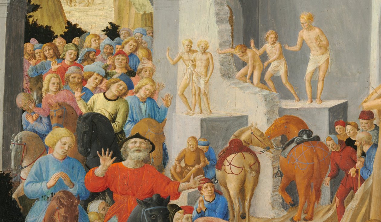 Die Anbetung der Könige von Fra Angelico and Fra Filippo Lippi