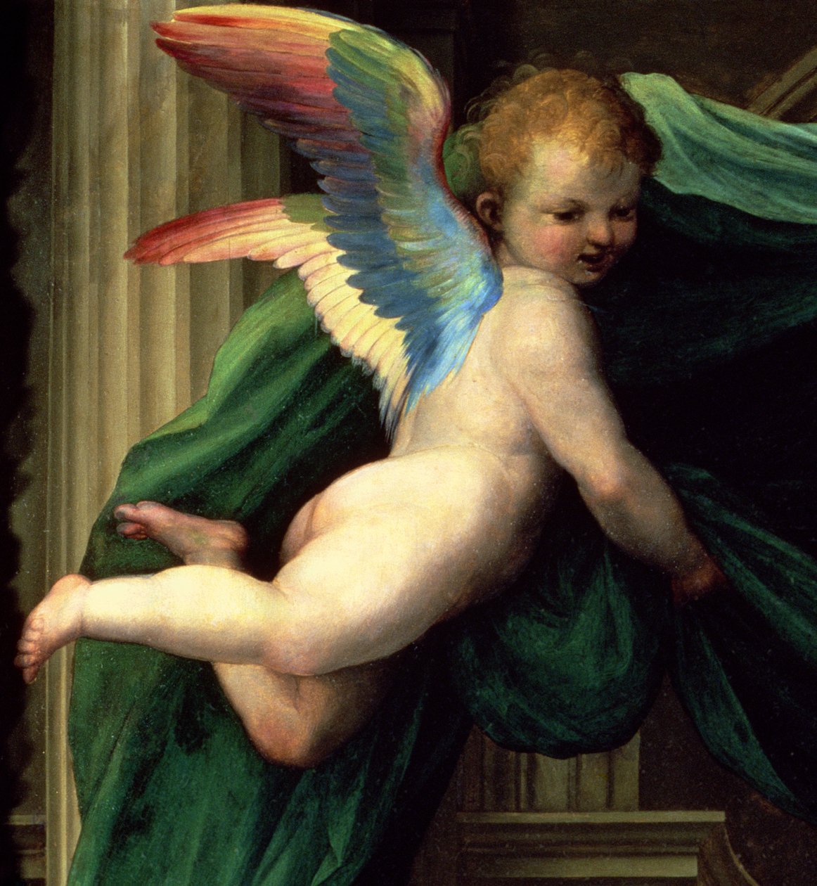 Die mystische Hochzeit der Hl. Katharina von Siena mit Heiligen (Detail) von Fra Bartolommeo