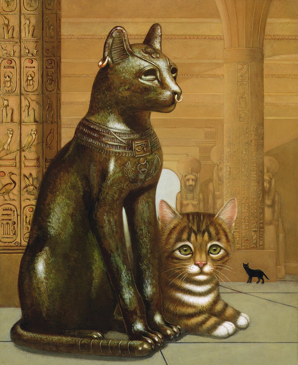Mike das British-Museum-Kätzchen, 1995 von Frances Broomfield