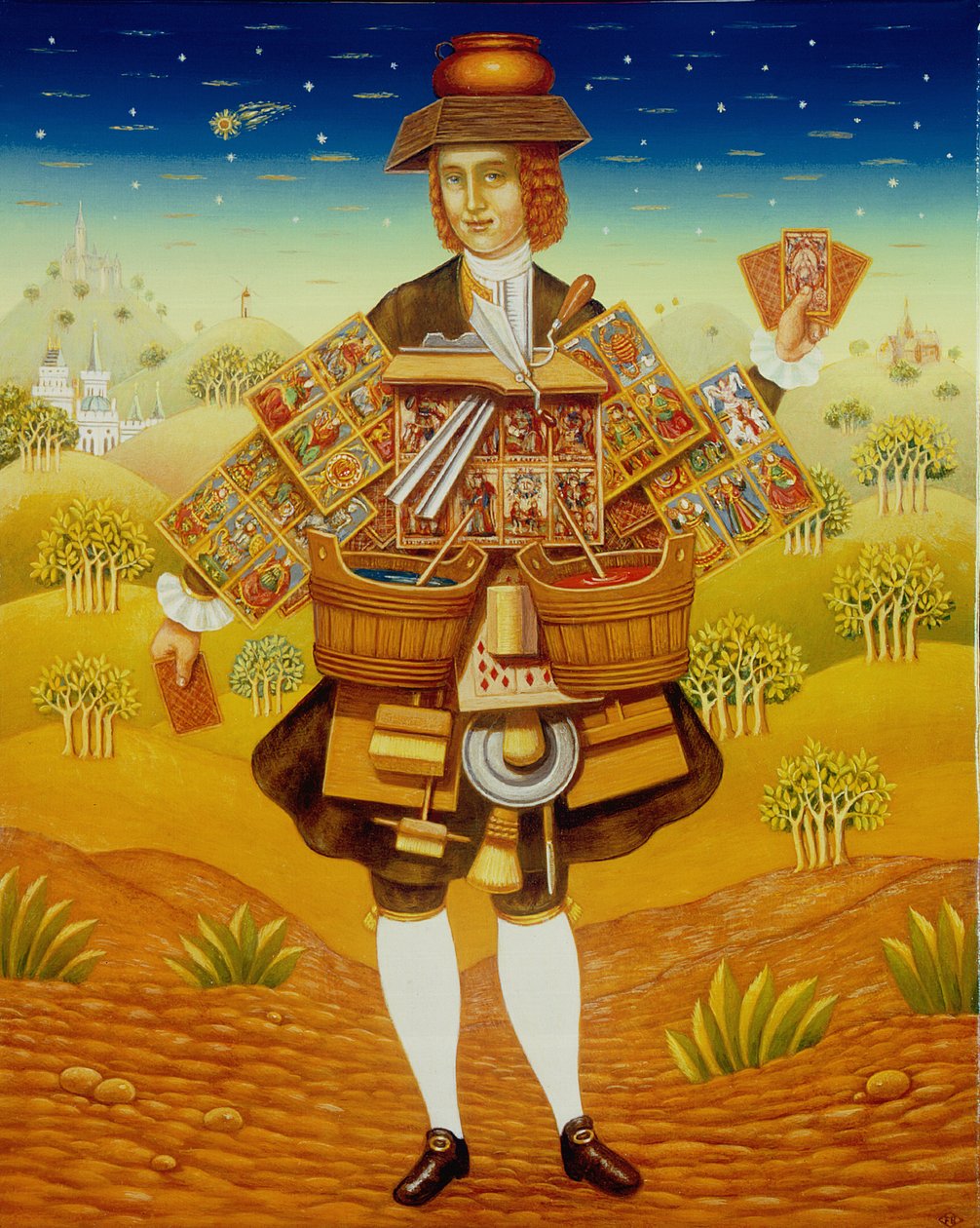 Der Kartenverkäufer, 2003 von Frances Broomfield