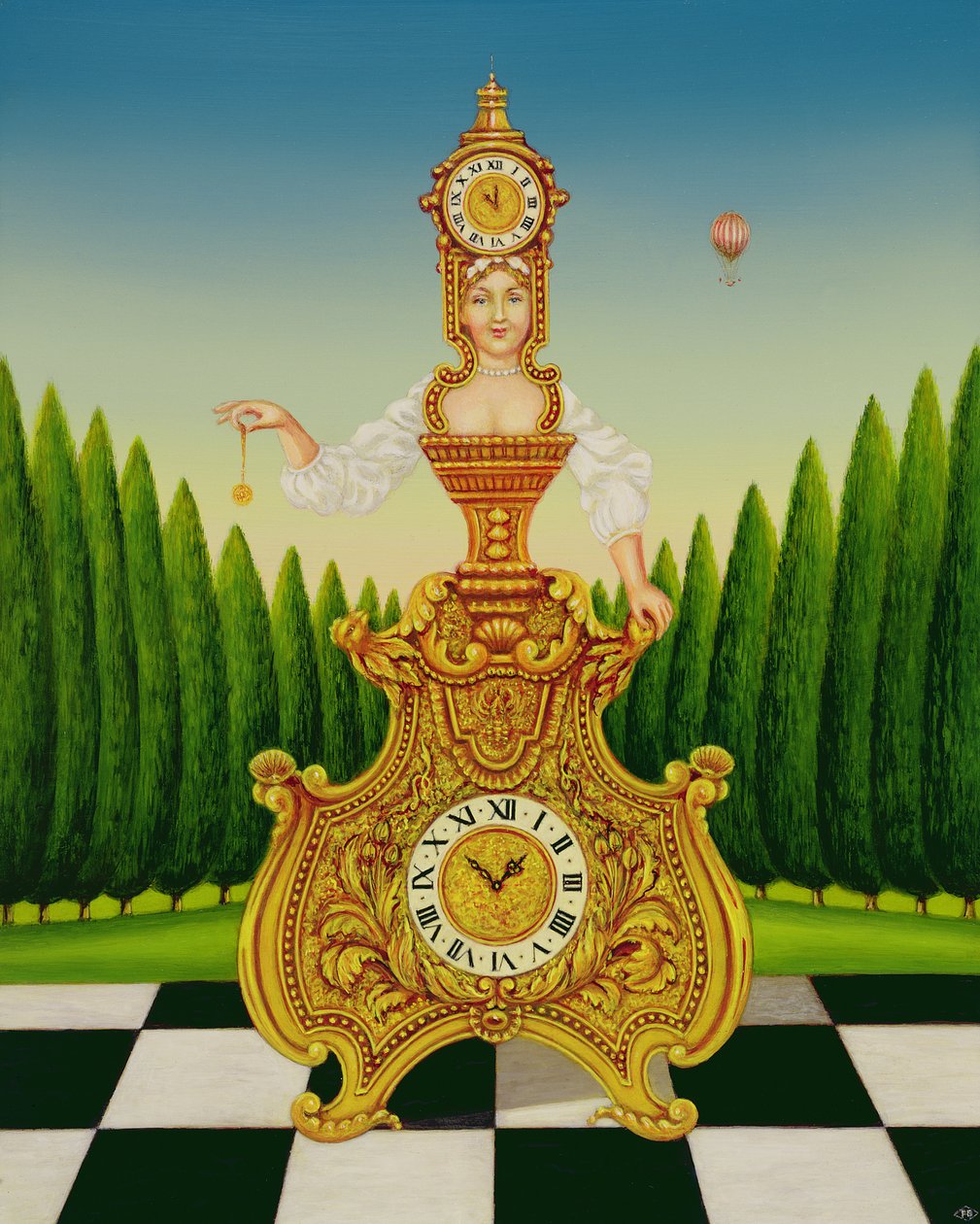 Die Frau des Uhrmachers, 1999 von Frances Broomfield
