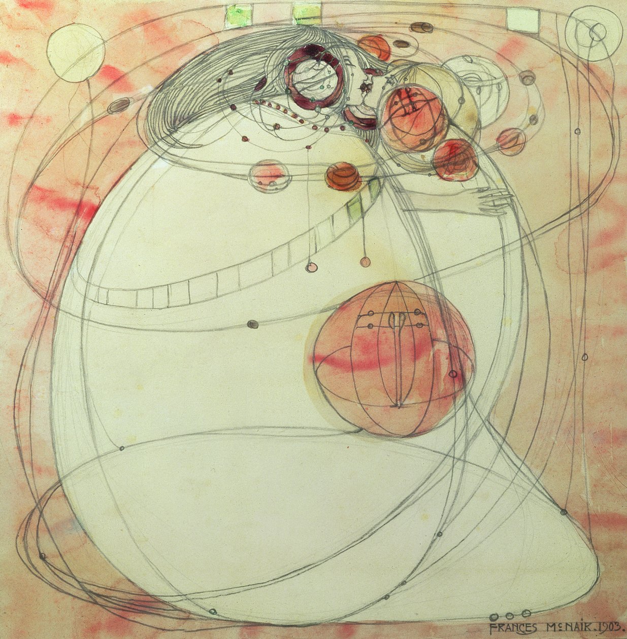 Der Geist der Rose, 1903 von Frances McNair