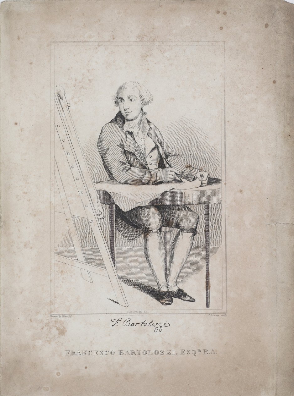 Francesco Bartolozzi, graviert von George M. Brighty (geb. 1788) und John Romney (1786-1863), ca. 1810 von Francesco Bartolozzi
