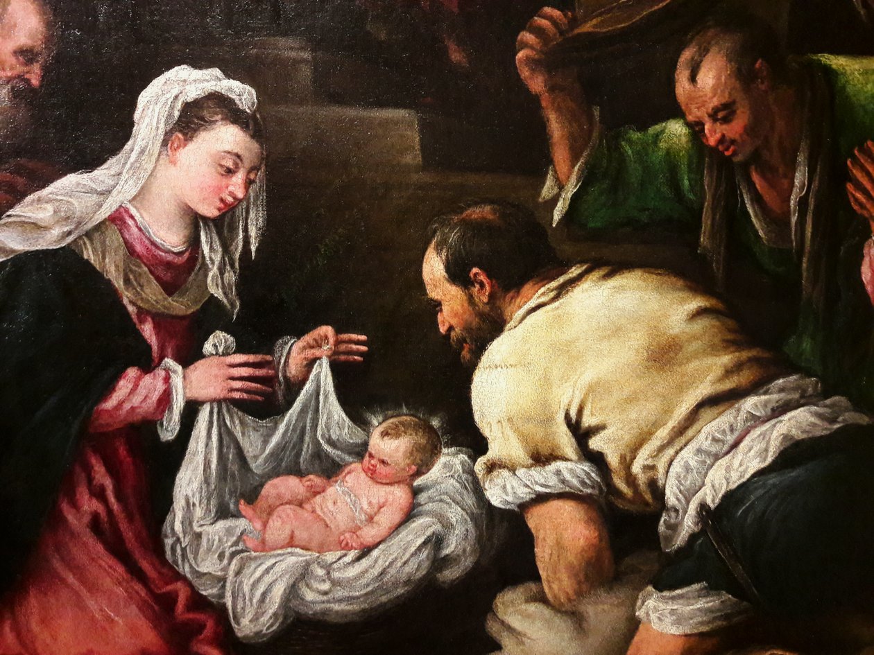 Die Anbetung der Hirten von Francesco Bassano the Younger