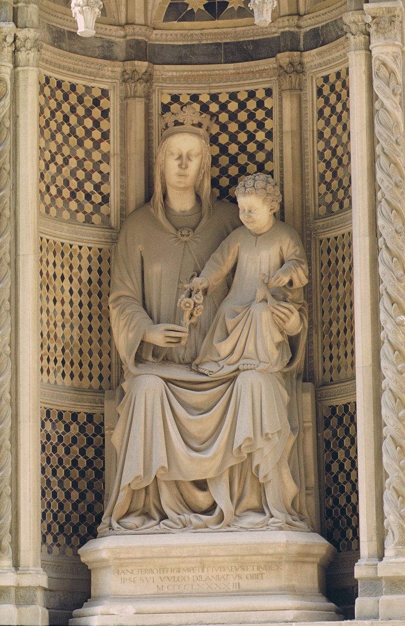 Madonna della Rosa, 1493 von Francesco di Simone da Fiesole Ferrucci