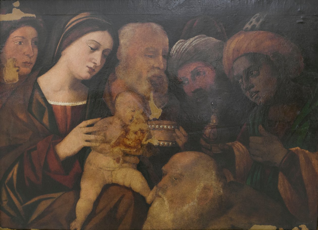 Anbetung der Heiligen Drei Könige von Francesco (fl.1508 45) Rizzi da Santacroce