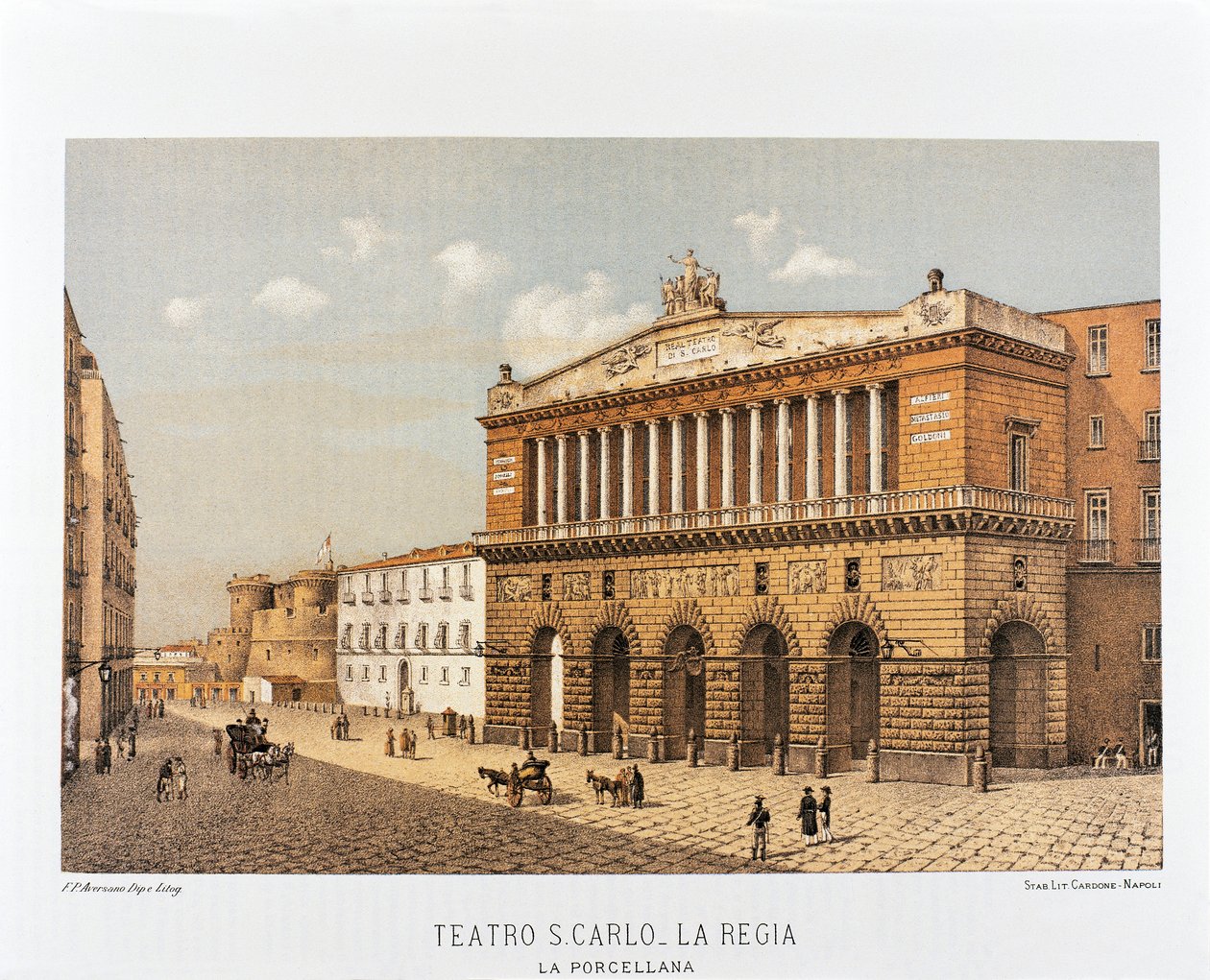 Italien, Neapel, San Carlo Theater von Francesco Aversano