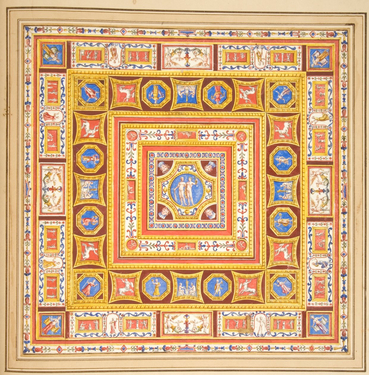 Holkham II. 23, Folio aus Album Ashby II von Francesco Bartoli
