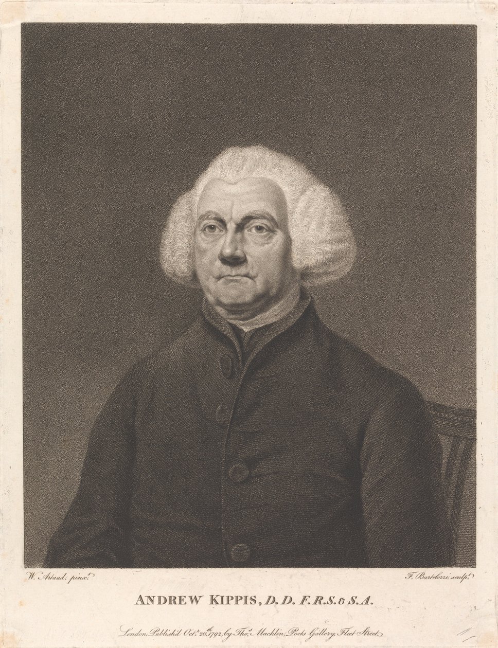 Andrew Kippis von Francesco Bartolozzi