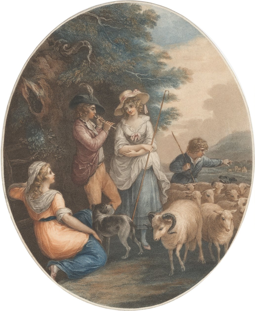 Abend von Francesco Bartolozzi
