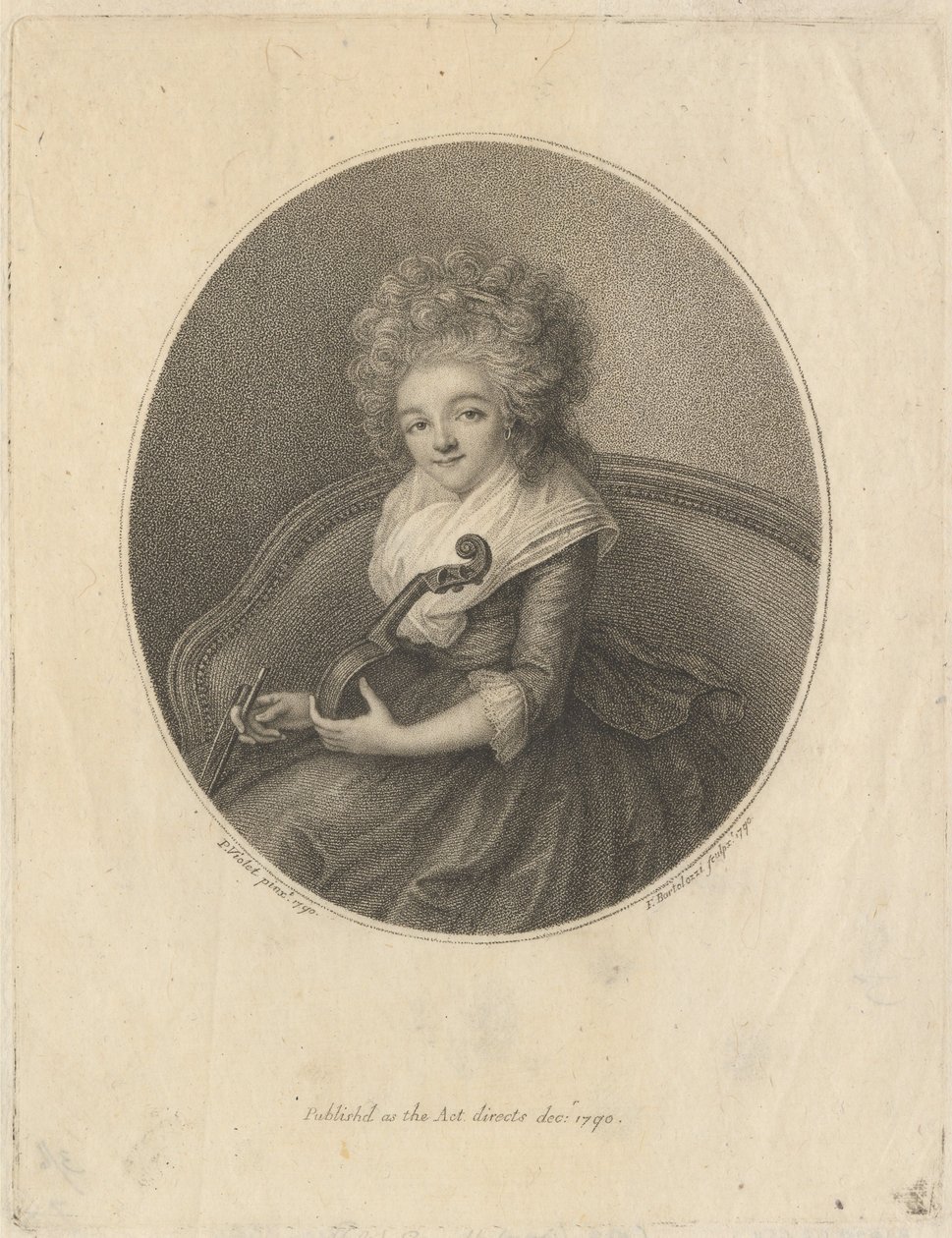 Frau Gautherot von Francesco Bartolozzi
