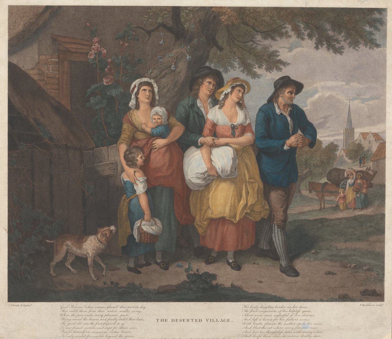 Das verlassene Dorf von Francesco Bartolozzi