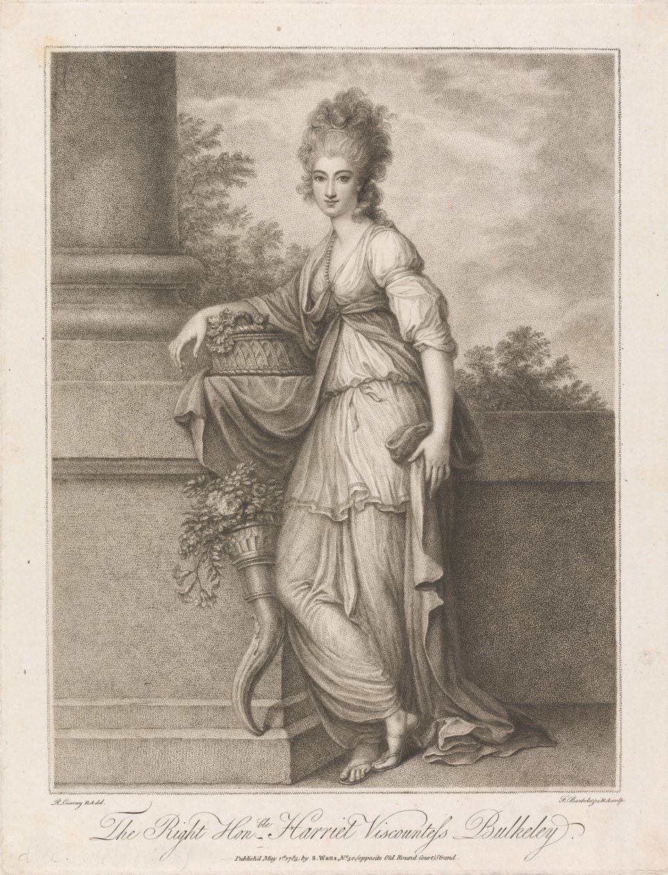 Die ehrenwerte Harriet Viscountess Bulkeley von Francesco Bartolozzi