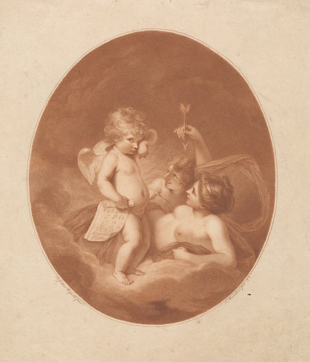 Venus tadelt Amor von Francesco Bartolozzi