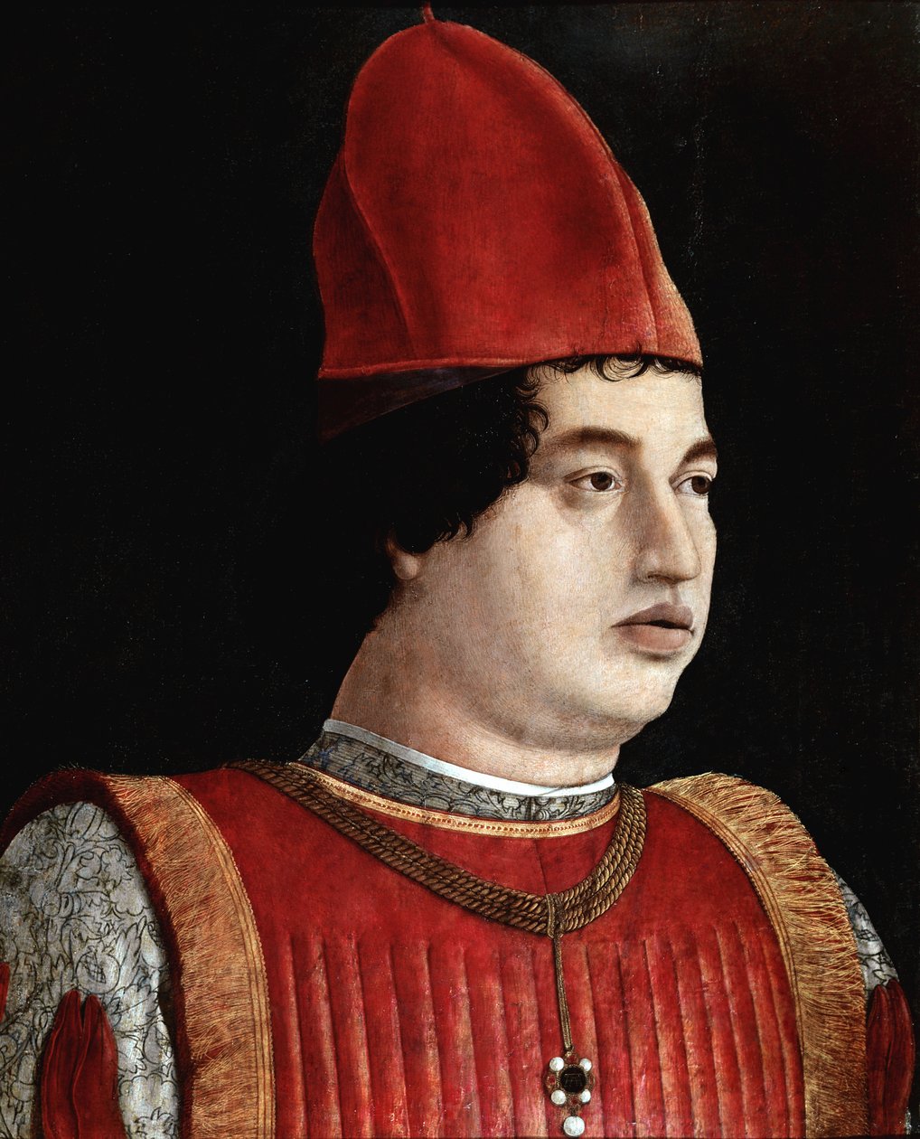 Porträt von Gianfrancesco Gonzaga II (15. Jahrhundert) von Francesco Bonsignori