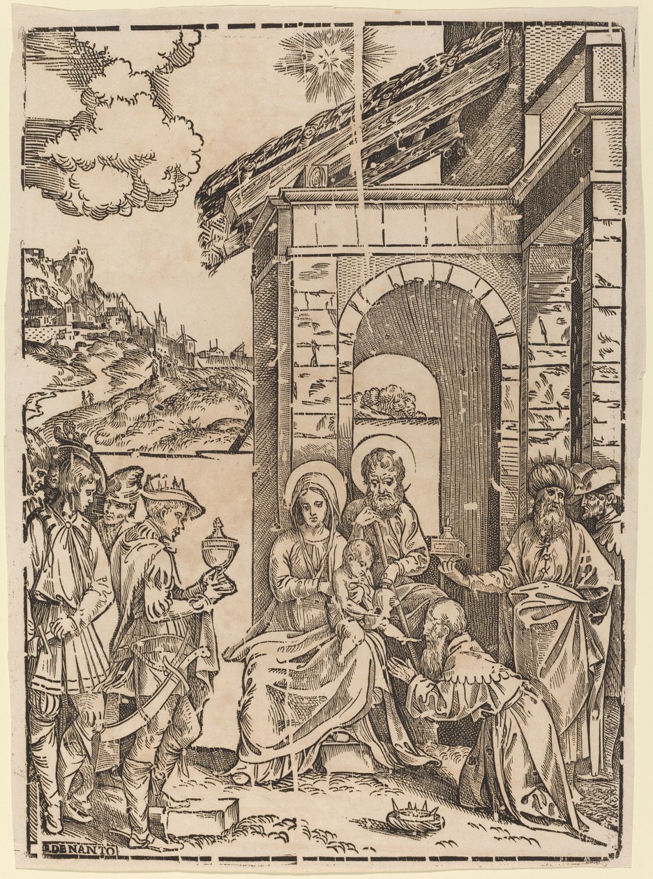 Die Anbetung der Könige von Francesco Denanto