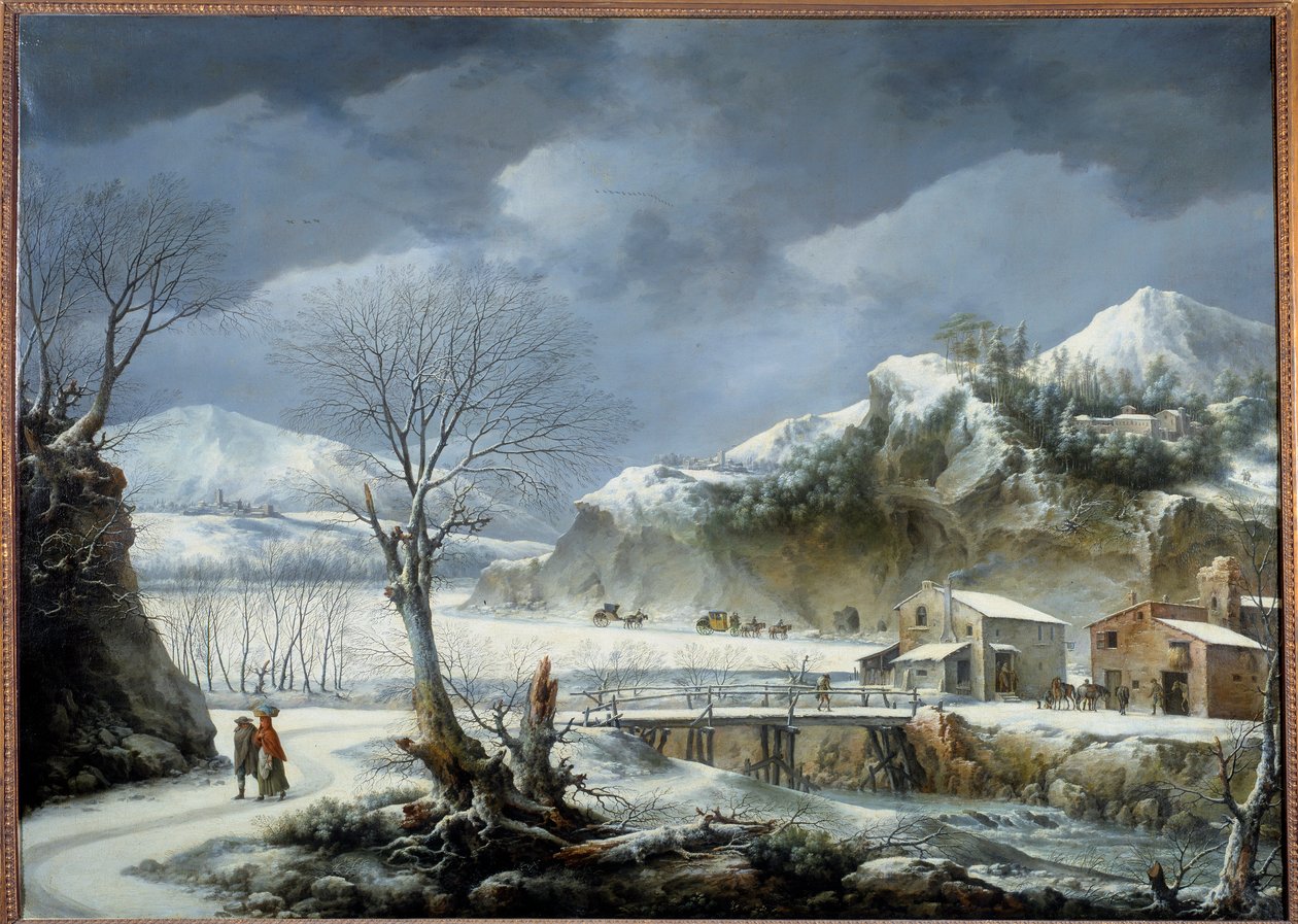 Winterlandschaft von Francesco Foschi