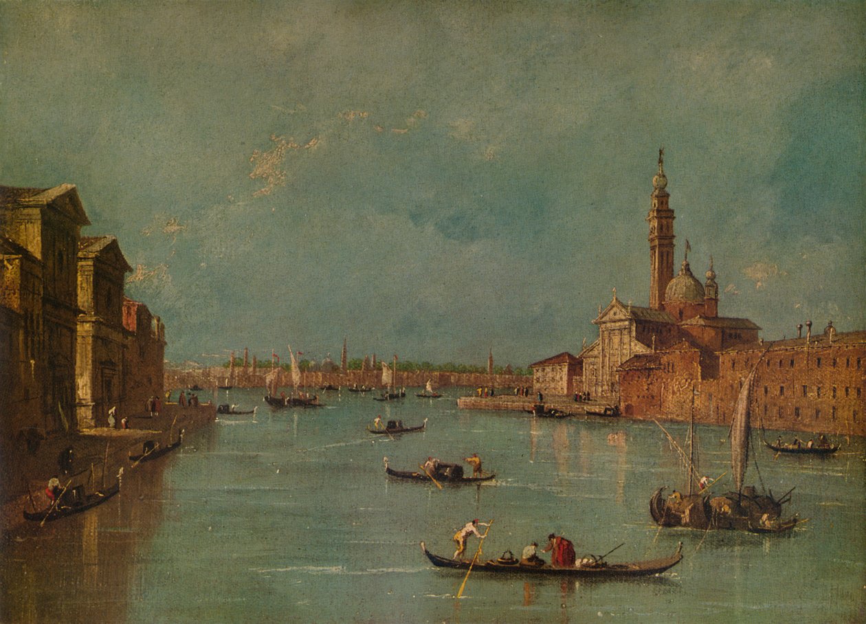 Die Insel San Giorgio, Venedig, ca. 1770 von Francesco Guardi