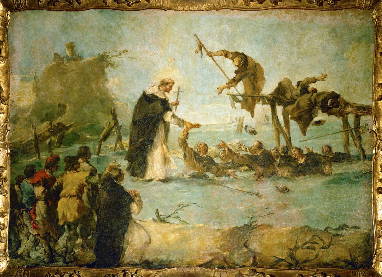 Das Wunder eines dominikanischen Heiligen von Francesco Guardi