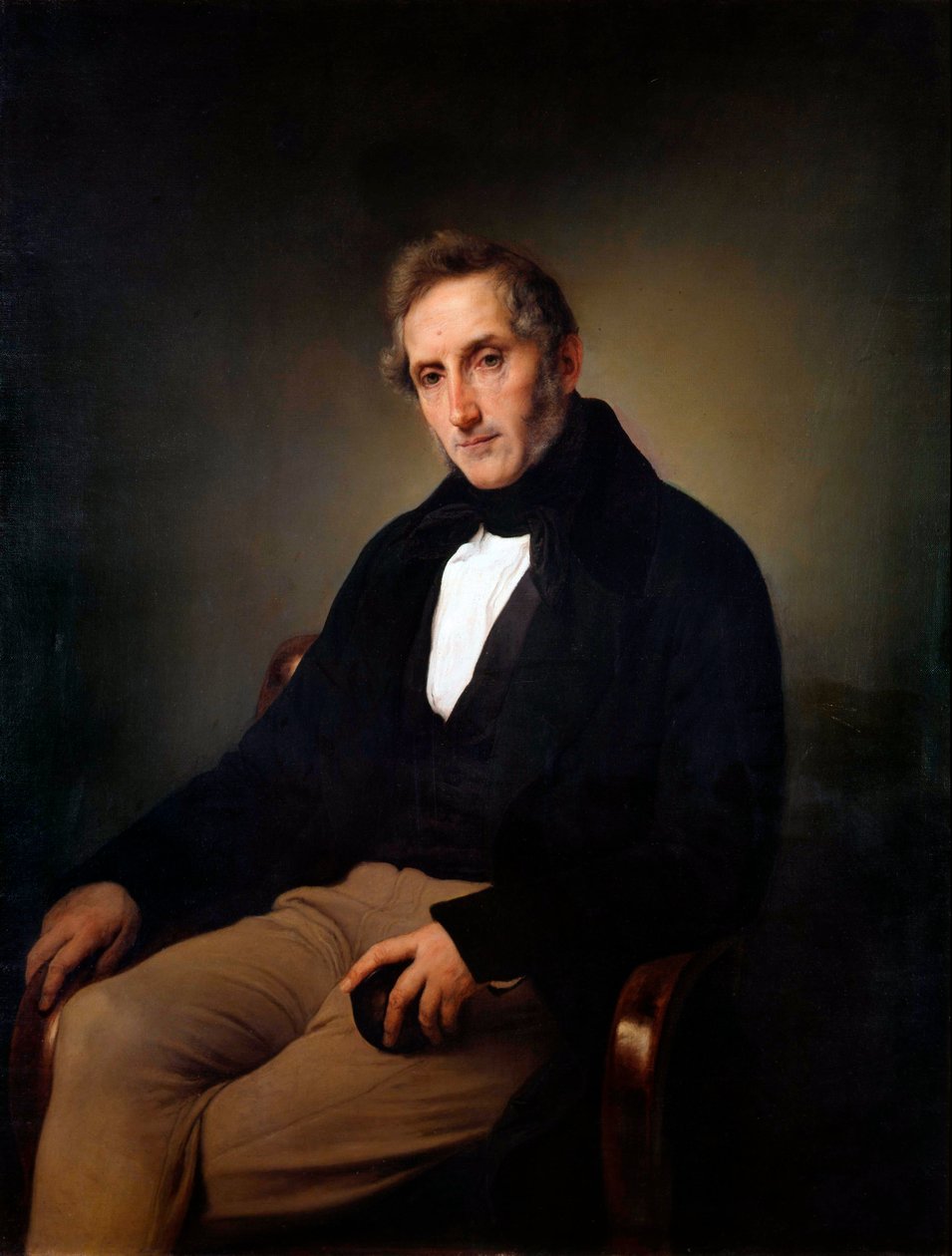 Porträt von Alessandro Manzoni von Francesco Hayez