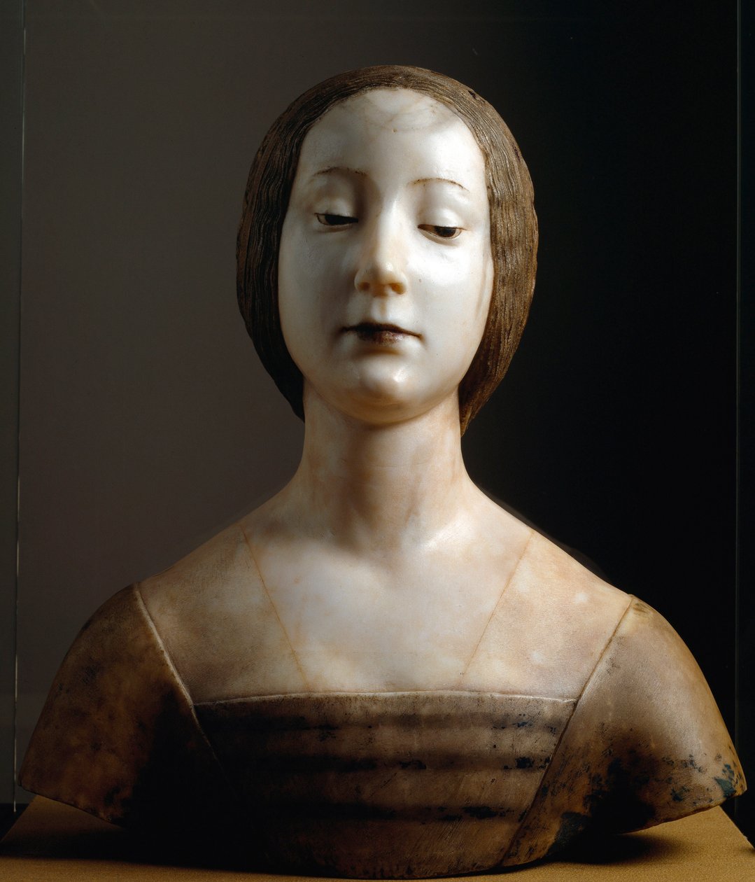Büste einer Frau, bekannt als Isabella von Aragon von Francesco Laurana