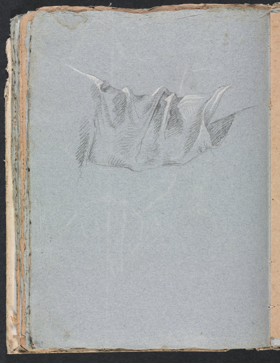 Verona Skizzenbuch: Draperiestudie Seite 48, 1760 von Francesco Lorenzi