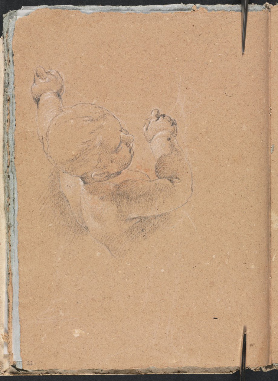 Verona Skizzenbuch: Putto Seite 22 von Francesco Lorenzi