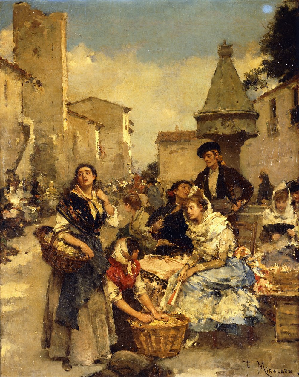 Auf dem Markt von Francesco Miralles Galaup