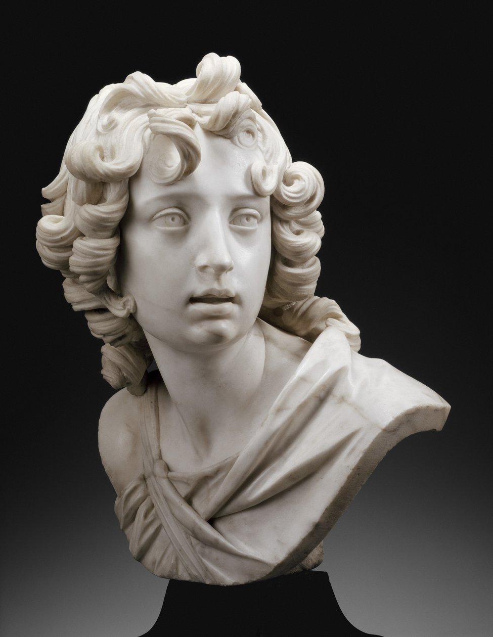 Büste eines Jugendlichen, möglicherweise Johannes der Täufer, 1630-40 von Francesco Mochi