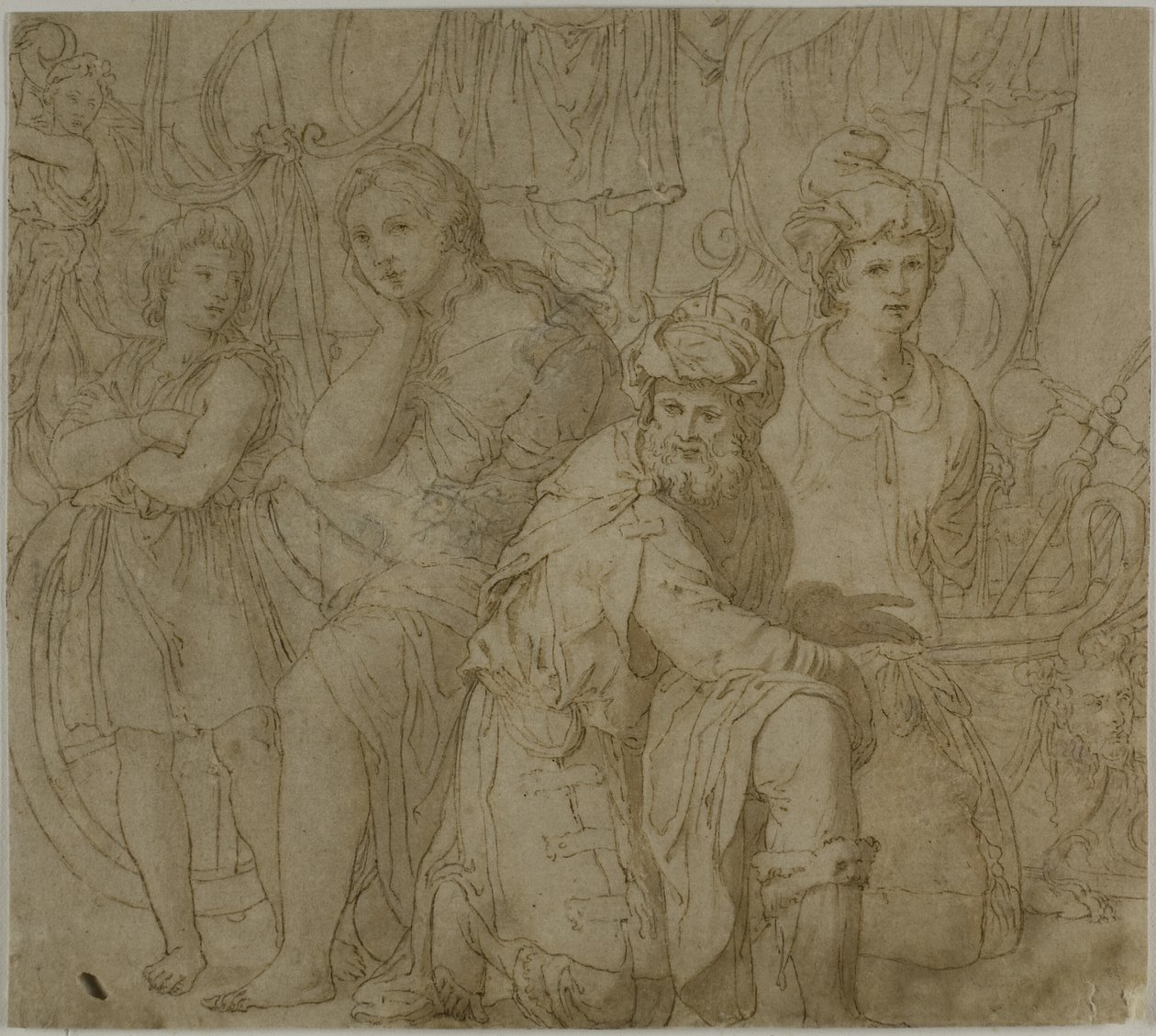 Teil des Triumphs und der Heldentaten von Furius Camillus von Francesco Salviati