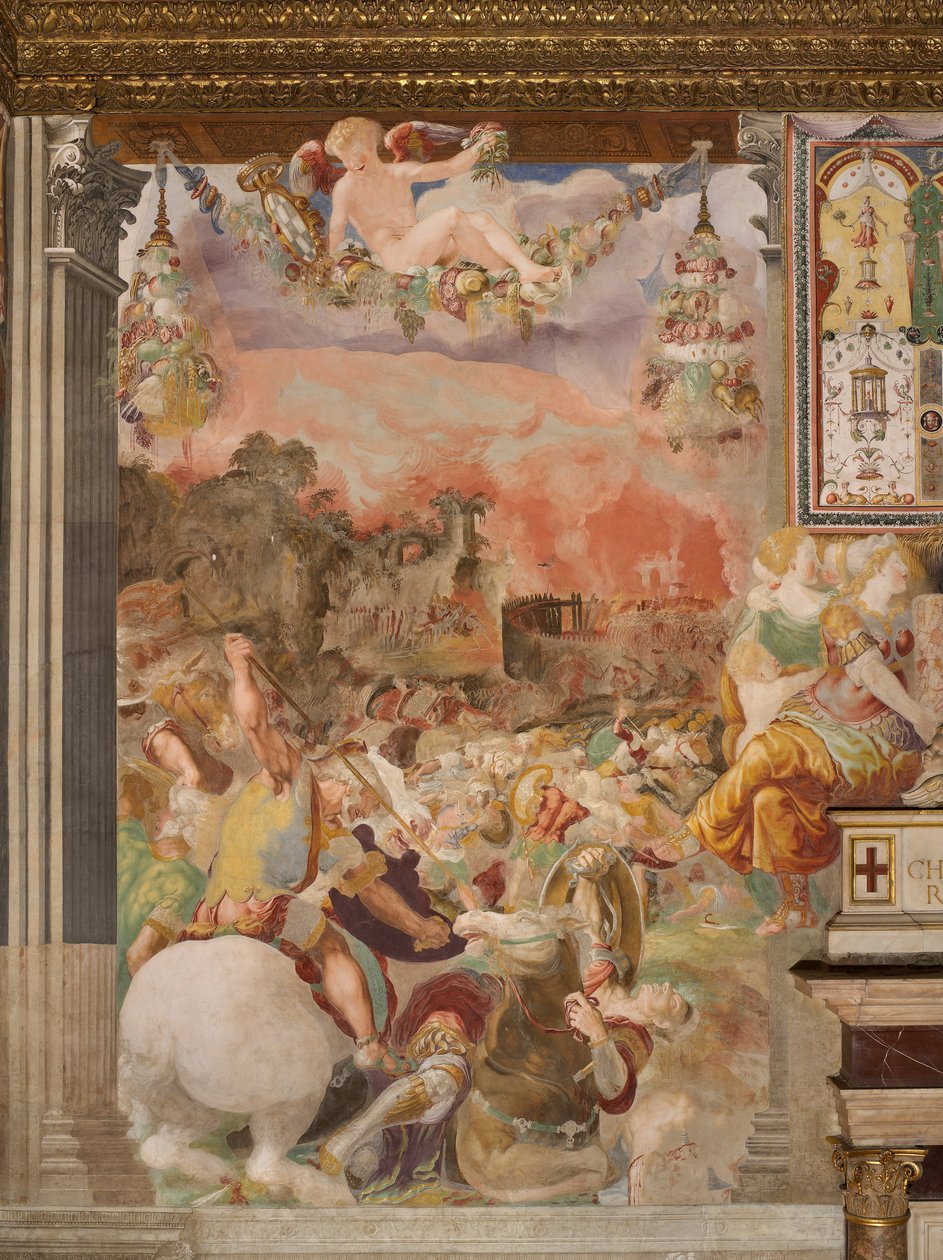 Die Niederlage der Volsker von Francesco Salviati