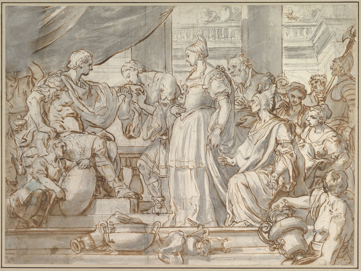 Die Enthaltsamkeit des Scipio von Francesco Solimena